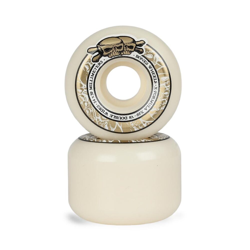 Bones X-Formula V8 Double Wides 99a 54mm Skateboard Wheels