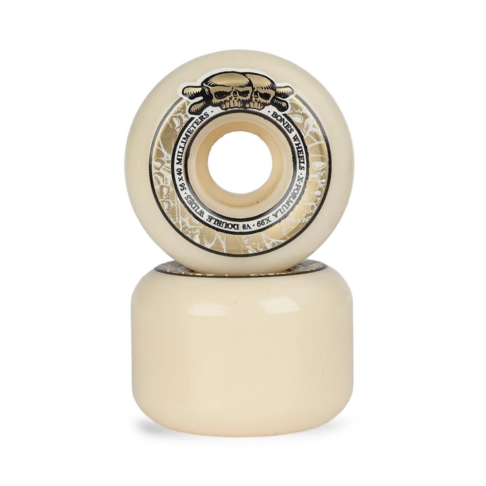 Bones X-Formula V8 Double Wides 99a 56mm Skateboard Wheels