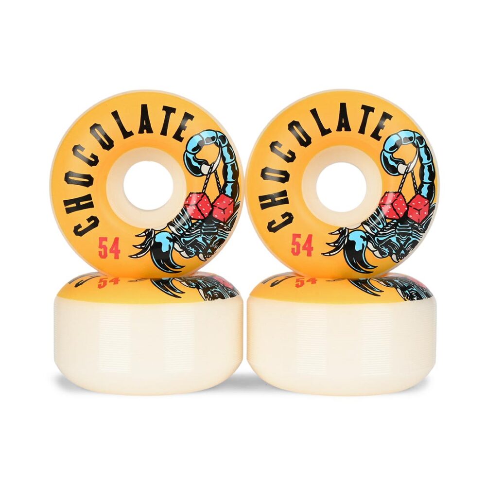 Chocolate Scorpion Dice Staple 54mm Skateboard Wheels