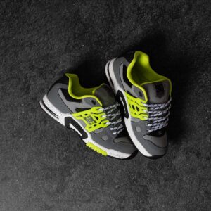 DC AT-2 Skate Shoes - Grey/Black/Lime