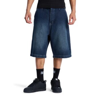 DC Baggy Denim Jorts - Dark Denim