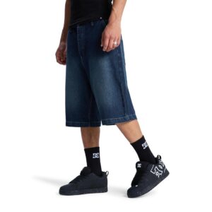 DC Baggy Denim Jorts - Dark Denim
