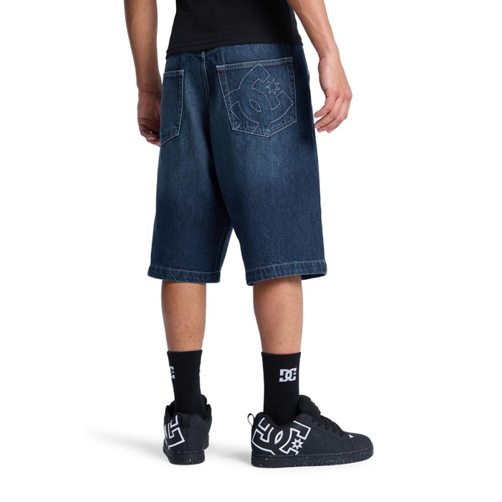 DC Baggy Denim Jorts - Dark Denim