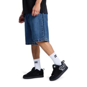 DC Baggy Denim Shorts - Stone Indigo
