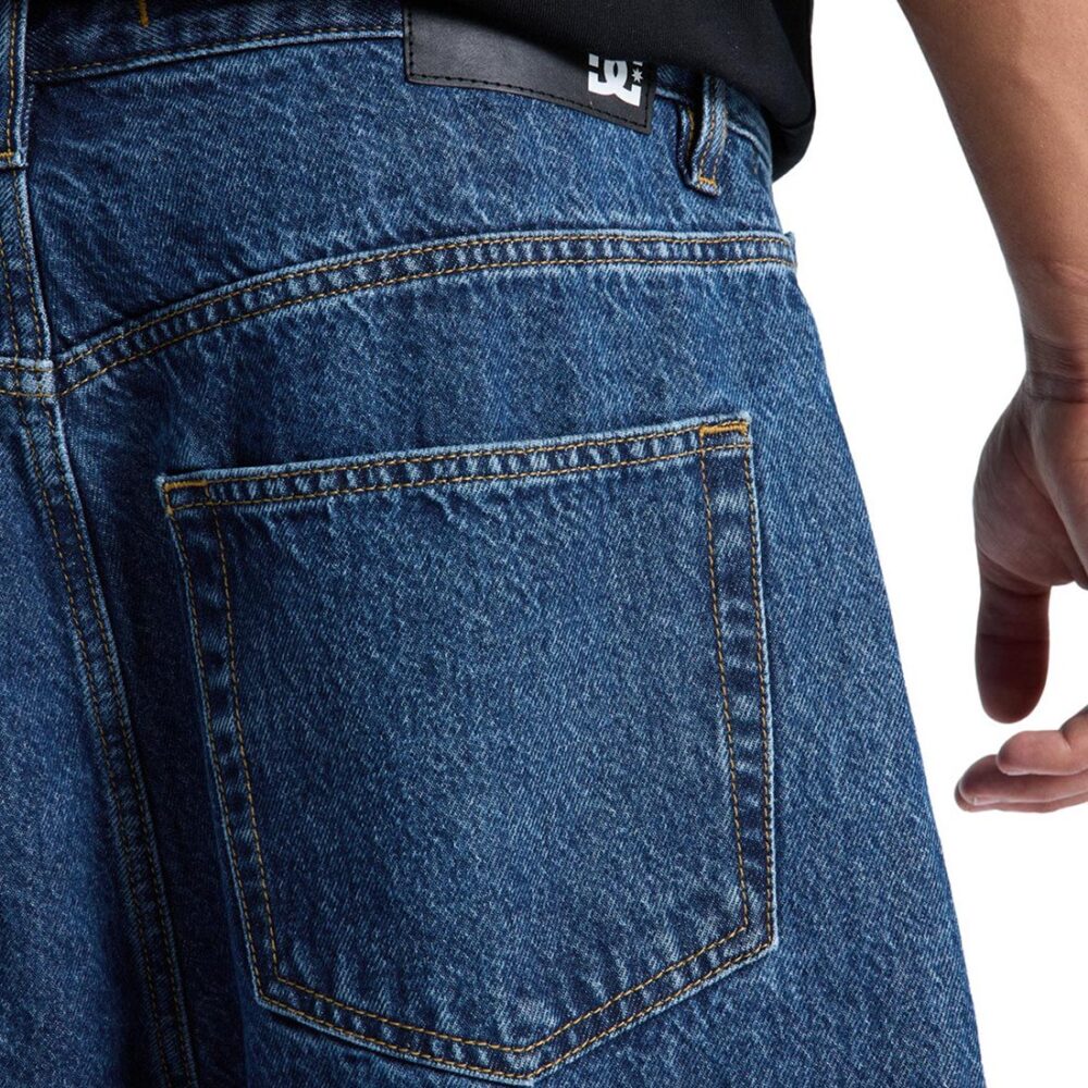 DC Baggy Denim Shorts - Stone Indigo