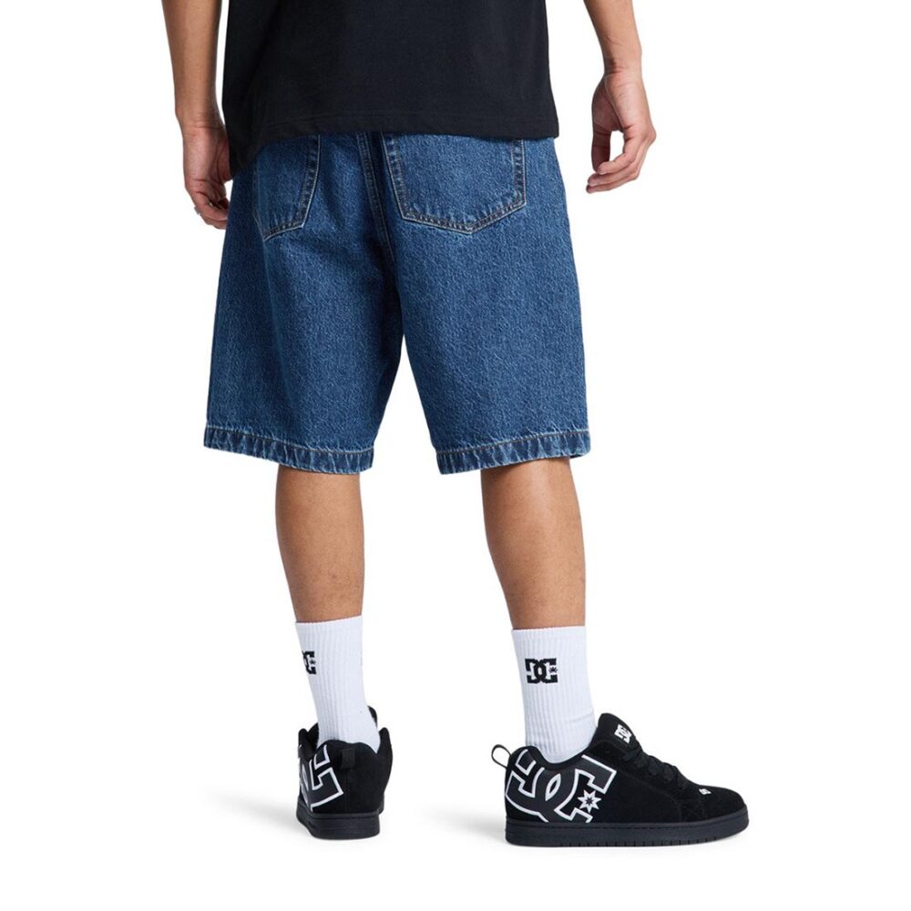 DC Baggy Denim Shorts - Stone Indigo
