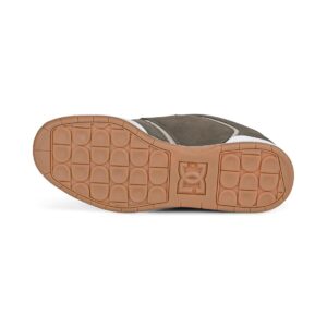 DC Central Low Top Skate Shoes - Brown/Gold/Taupe