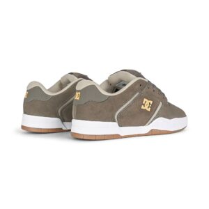 DC Central Low Top Skate Shoes - Brown/Gold/Taupe