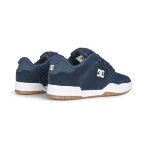 DC Central Low Top Skate Shoes - Navy/White/Gum