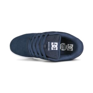 DC Central Low Top Skate Shoes - Navy/White/Gum