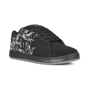 DC Gaveler Skate Shoes - Black/Dark Grey Print