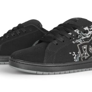 DC Gaveler Skate Shoes - Black/Dark Grey Print