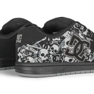 DC Gaveler Skate Shoes - Black/Dark Grey Print