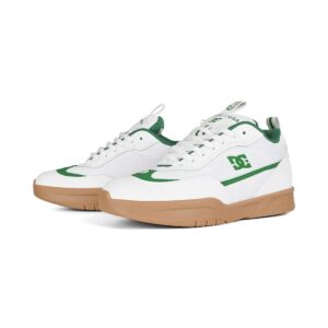 DC JS 2 Skate Shoes - White/Green/Gum