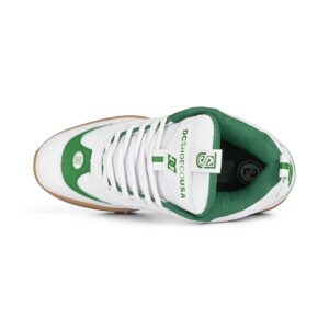 DC JS 2 Skate Shoes - White/Green/Gum