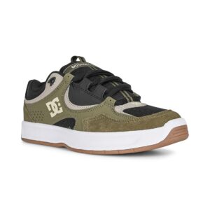 DC Kalynx Zero S Skate Shoes - Olive/Dark Grey/Taupe