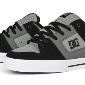 DC Pure Skate Shoes - Black/Dark Grey/Grey