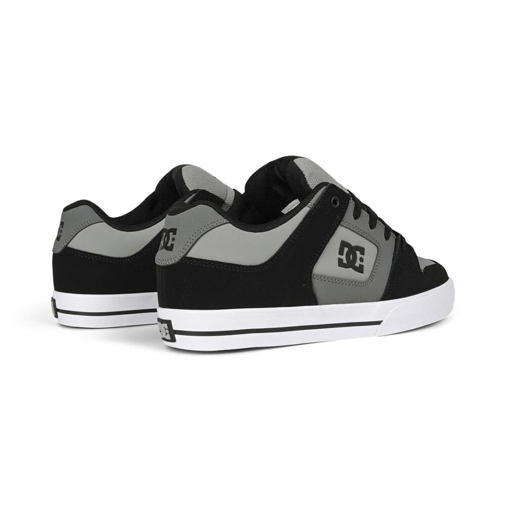 DC Pure Skate Shoes - Black/Dark Grey/Grey