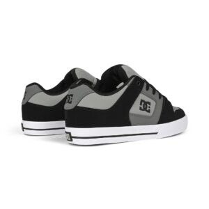 DC Pure Skate Shoes - Black/Dark Grey/Grey