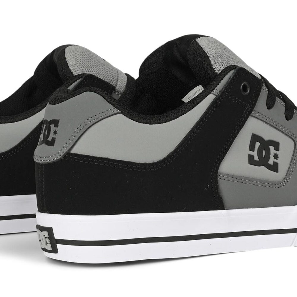 DC Pure Skate Shoes - Black/Dark Grey/Grey