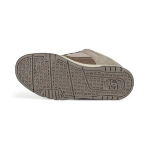 DC Stag Skate Shoes - Taupe/Off White