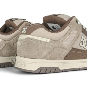 DC Stag Skate Shoes - Taupe/Off White