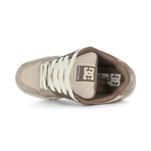 DC Stag Skate Shoes - Taupe/Off White