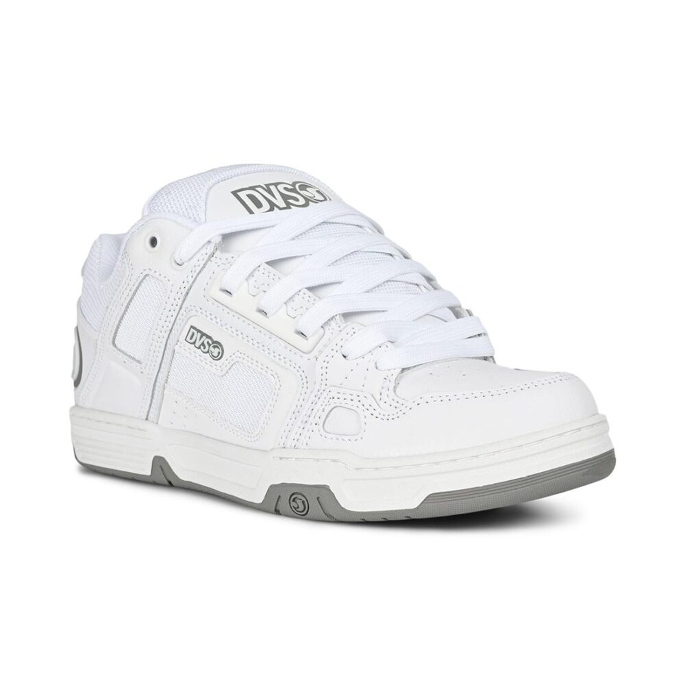 DVS Comanche Shoes - White/White/Grey