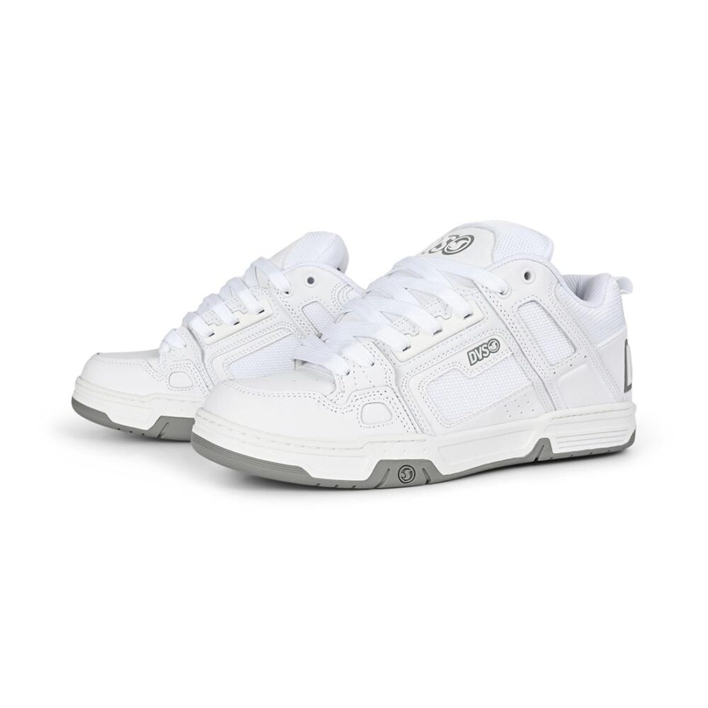 DVS Comanche Shoes - White/White/Grey