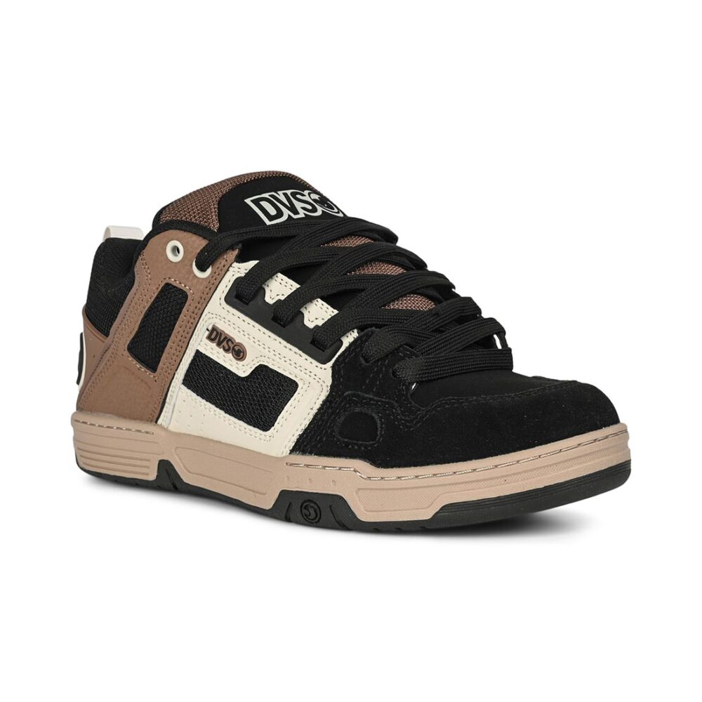 DVS Comanche Skate Shoes - Black/Taupe/Brown