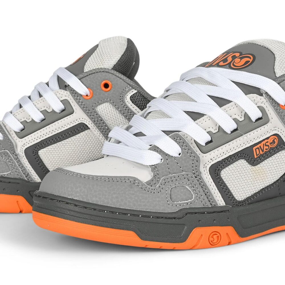 DVS Comanche Skate Shoes - Charcoal/Grey/Orange