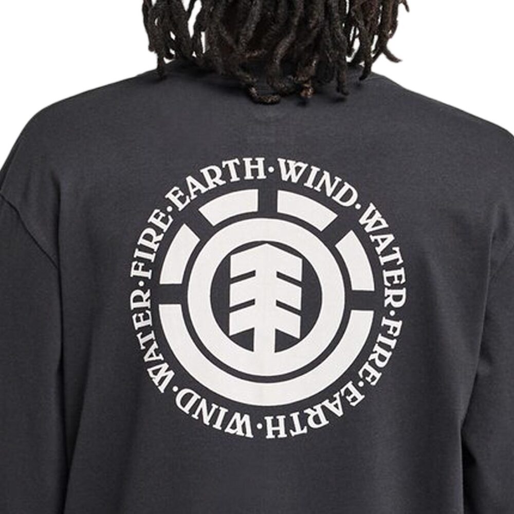 Element Seal BP Long-Sleeved T-Shirt - Off Black
