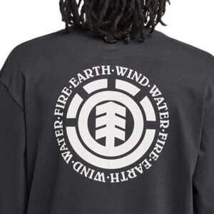 Element Seal BP Long-Sleeved T-Shirt - Off Black
