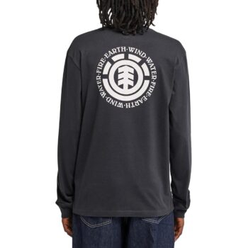 Element Seal BP Long-Sleeved T-Shirt - Off Black