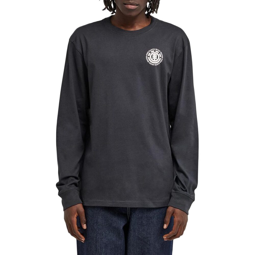 Element Seal BP Long-Sleeved T-Shirt - Off Black