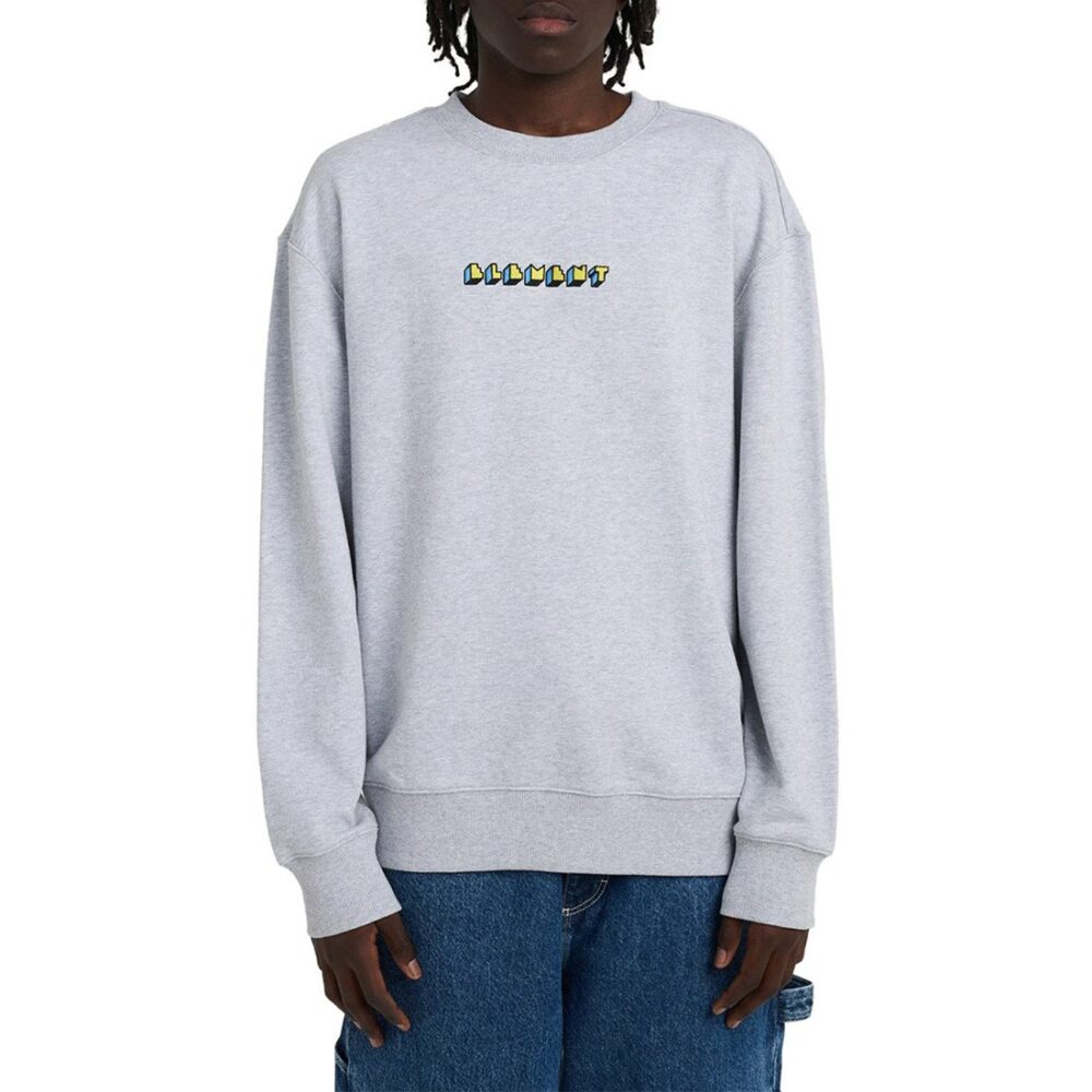 Element World Peace Crew Sweater - Mid Grey Heather