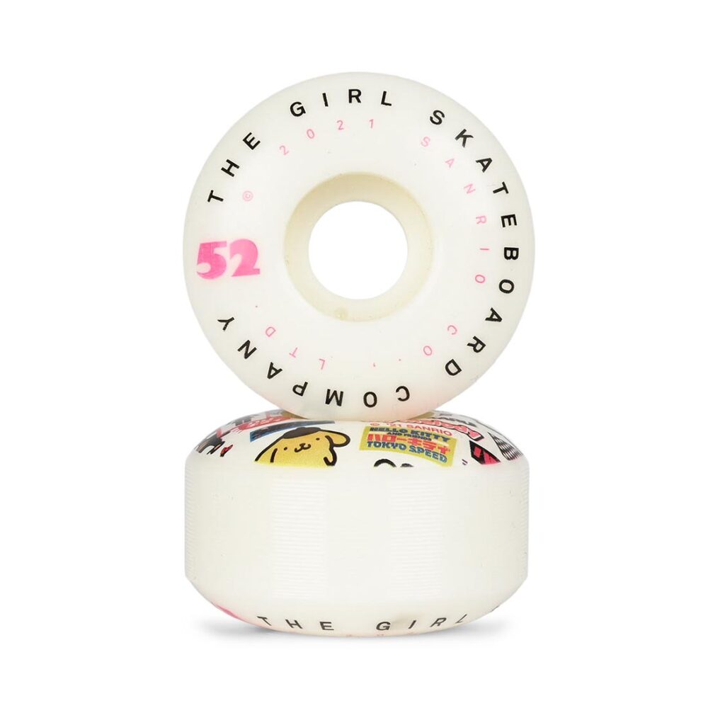 Girl x Sanrio Tokyo Speed Staple 52mm Skateboard Wheels