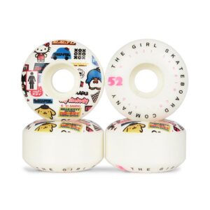 Girl x Sanrio Tokyo Speed Staple 52mm Skateboard Wheels
