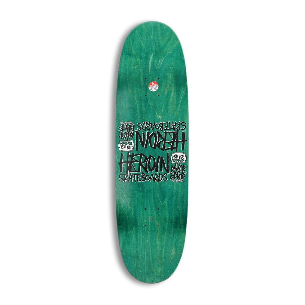 Heroin Skateboards Razor Egg Merged 9.25" Deck