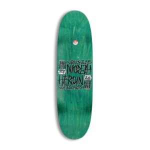 Heroin Skateboards Razor Egg Merged 9.25" Deck