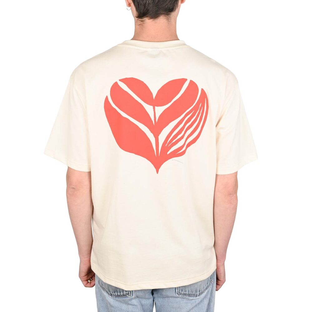 Magenta Love Short-Sleeved T-Shirt - Natural