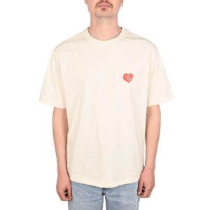 Magenta Love Short-Sleeved T-Shirt - Natural