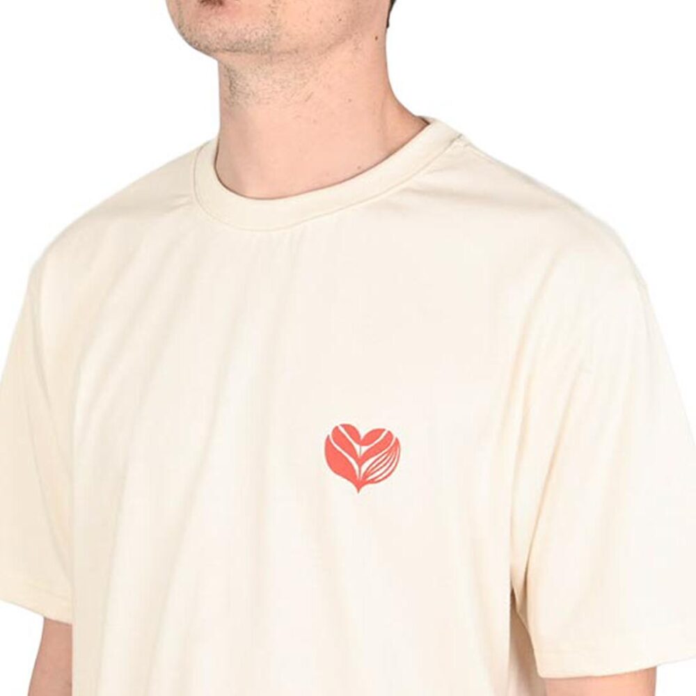 Magenta Love Short-Sleeved T-Shirt - Natural
