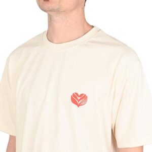 Magenta Love Short-Sleeved T-Shirt - Natural