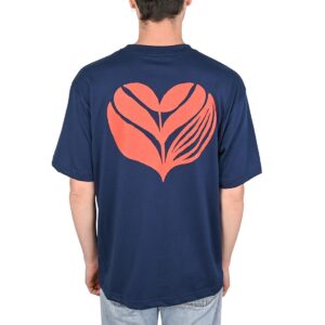 Magenta Love Short-Sleeved T-Shirt - Navy