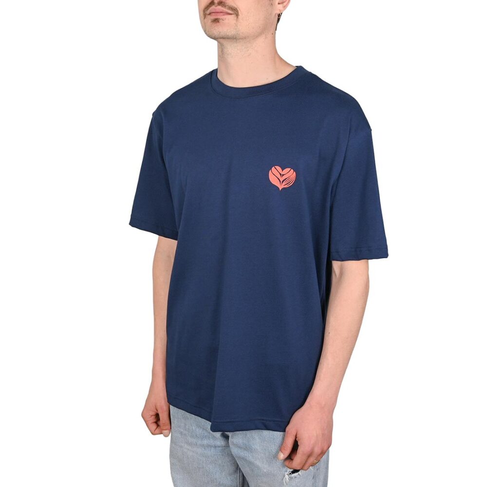 Magenta Love Short-Sleeved T-Shirt - Navy