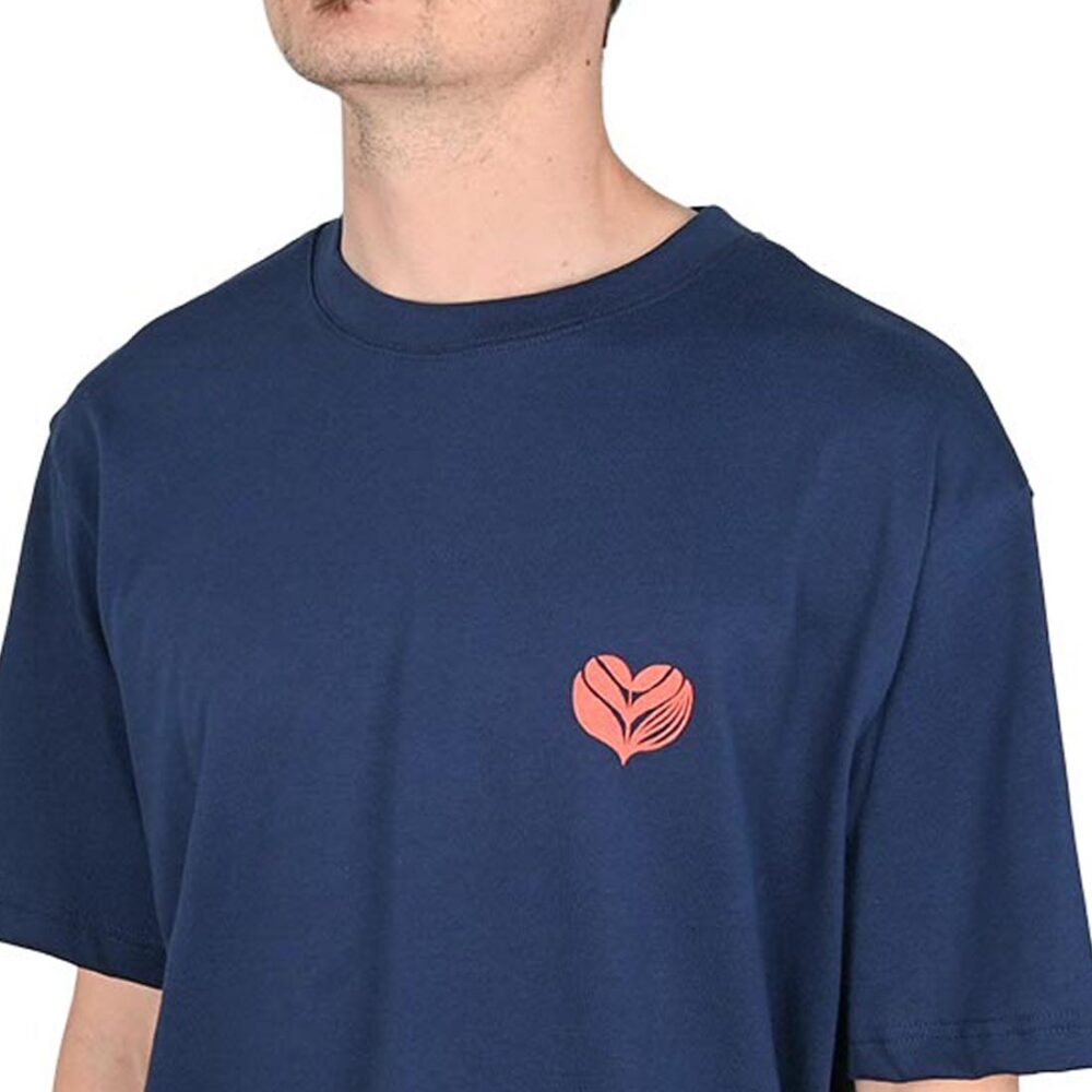 Magenta Love Short-Sleeved T-Shirt - Navy