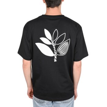 Magenta Yin Short-Sleeved T-Shirt - Black