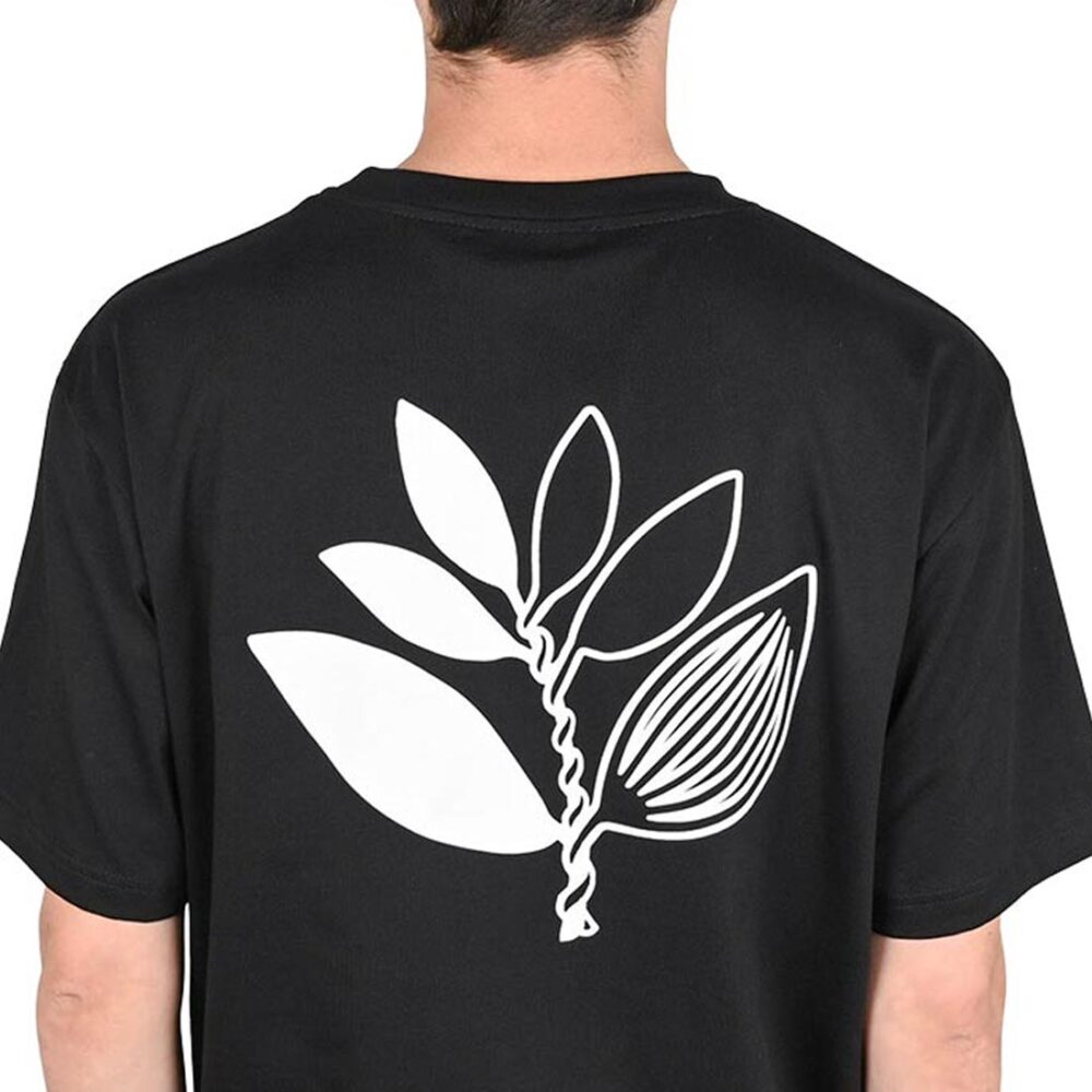 Magenta Yin Short-Sleeved T-Shirt - Black