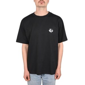 Magenta Yin Short-Sleeved T-Shirt - Black